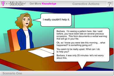 Corrective Actions  Course Page