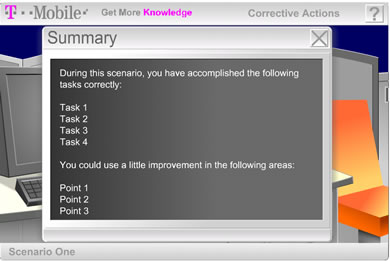 Corrective Actions  Course Page