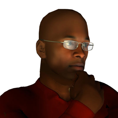 James character close-up