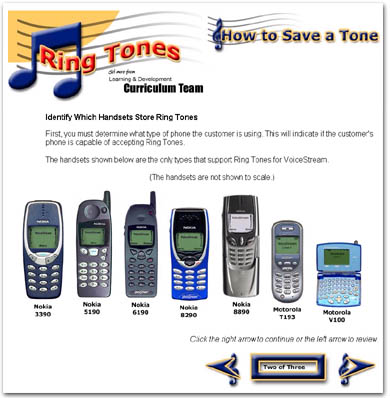 Ringtones Course Page