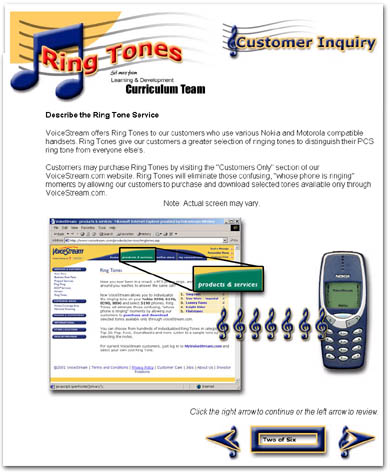 Ringtones Course Page