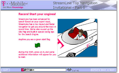 StreamLine Course Page