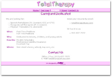 Total Therapy Careers Page